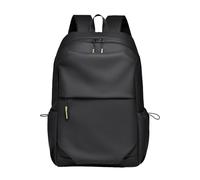 OBASDFD Embroidery School Bag - Portable Functional Student & Travel Backpacks(Black)