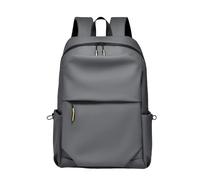 OBASDFD Embroidery School Bag - Portable Functional Student & Travel Backpacks(Grey)