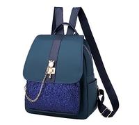 OBASDFD Girls' Fashion Mini Backpack Purse - Transparent, Practical, Large Capacity, Zipper, Quilted For Women