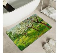 OBASDFD Highland Cattle Diatomaceous Earth Bath Mat, Non-Slip Absorbent Fast Drying Rug For Bathroom & Kitchen(#45,17x27.5Inch (43 * 70cm))