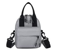 OBASDFD Leather Backpack Purses For Women, Soft Rucksack, Ladies Classic Double Strap Shoulder Bag