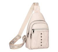 OBASDFD Lightweight Packable Backpack, Women's Shoulder Bag With Fashion Pattern, Simple Solid Zipper