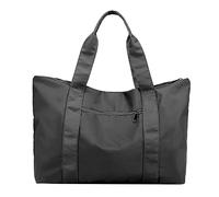 OBASDFD New Nylon Cloth Travel Shoulder Bag - Men's & Women's, Portable, Large Capacity & Over-Shoulder Design(Grey)