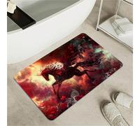 OBASDFD Rhino Sleep Design Diatomaceous Earth Bath Mat - Non-Slip Super Absorbent Bathroom Rug, Fast Drying For Shower & Kitchen(#39,17x27.5Inch (43 * 70cm))