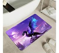 OBASDFD Rhino Sleep Design Diatomaceous Earth Bath Mat - Non-Slip Super Absorbent Bathroom Rug, Fast Drying For Shower & Kitchen(#36,16x24Inch (40 * 60cm))