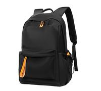 OBASDFD School Travel Backpack For Men & Women - Embroidered, Girl's Bag, Portable(Black)