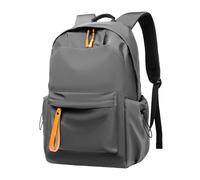 OBASDFD School Travel Backpack For Men & Women - Embroidered, Girl's Bag, Portable(Grey)