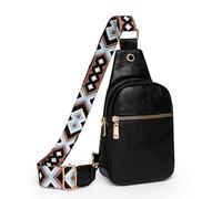 OBASDFD Waterproof Backpack For Men & Women - Multi Pocket, Crossbody Purse, Shoulder Handbag(Black)