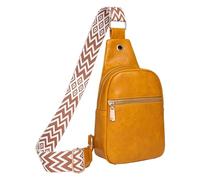 OBASDFD Waterproof Backpack For Men & Women - Multi Pocket, Crossbody Purse, Shoulder Handbag(Yellow)