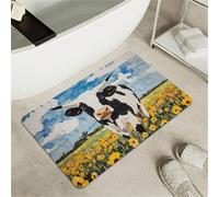 OBASDFD Whale Mosaic Bath Mat - Non-Slip Diatomite Stone Rug, Fast Drying Absorbent(#32,20x31Inch (50 * 80cm))