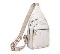 OBASDFD Women's Casual Fashion Crossbody Bag Purses With Pockets And Compartments Mens Work Backpack(White)