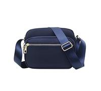 OBASDFD Women's Hiking Backpack, Multi Pocket, Soft Leather Crossbody Purses, Waterproof Shoulder Handbags(Blue)