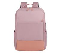 OBASDFD Women's Soft Leather Travel Backpack - Waterproof Stylish Daypack, Shoulder Bag Purses(Pink)