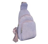 OBASDFD Women's Waterproof Crossbody Purses, Stadium Approved With Front Pocket For Concerts, Mens Work Backpack(Purple)