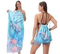 Obasyhig 2-in-1 Foldable Printed Bath Towel Backpack Obasyhig Multicolor