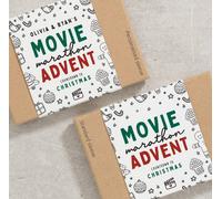 Obasyhig Creative Large Size Christmas Calendar Card Set in White Obasyhig White