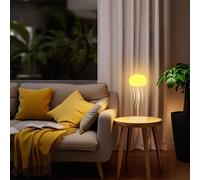 Obasyhig Floating Voice Activated Jellyfish Atmosphere Light in White Obasyhig White