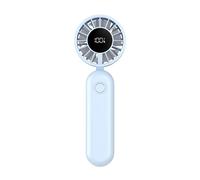 Obasyhig Portable Mini Handheld Folding Cooling Fan in Light Blue Obasyhig Light Blue