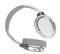 Obasyhig Retro over-ear metal Bluetooth headphones in Silver Obasyhig Silver