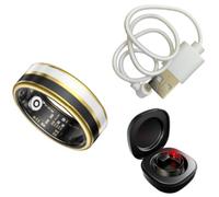 Obasyhig Size 7 Smart Enamel Health Monitoring Ring Obasyhig Multicolor