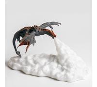 Obasyhig Style 2 3D Printed Fire - Breathing Dragon Night Light in Grey Obasyhig Grey