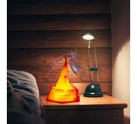Obasyhig Style 3 3D Printed Fire - Breathing Dragon Night Light in Red Obasyhig Red