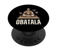 Obatala Divine King Yoruba Symbol OBATALA PopSockets Adhesive PopGrip