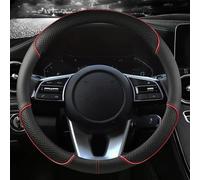 OBCBALGUX Steering Wheel Cover, for Jeep Avenger 2022-2026 Car Wheel Cover Protector Microfiber Leather, Non-Slip Comfortable Grip, Breathable, Heavy Duty,O-B