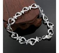 OBCPD 925 sterling silver fine heart kelp Bracelet for woman jewelry Wedding