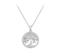 OBCPD Tree of Life Moissanite Necklace Women S925 Silver Iced Diamond Tree Pendant Jewelry Moissanita Collares