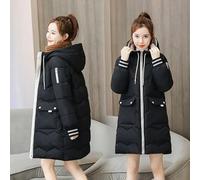 OBCPD Winter Jacket Women Parka Long Coat Hooded Parkas Slim Warm Overcoat Snow Wear Cotton Padded Parkas Clothes