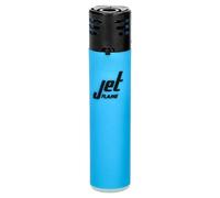 OBD 1x Jet Flame Gas Lighter Refillable Windproof Durable for BBQ Candles Fireplaces Camping Hiking & Outdoor Use Reusable Assorted Colours Pocket Lighter with Flint Ignition