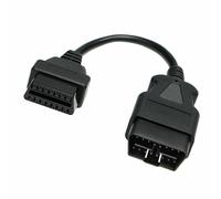 Obd 2 II Extension Cable Plug to Socket 20 cm 16 Pin Diagnosis Interface