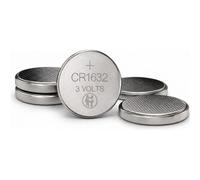 OBD 5 x CR1632 Lithium Coin Cell Batteries 3V Button Cell Battery Pack Long Lasting Replacement Batteries for Car Key Fobs Watches Calculators Toys Remote Controls Electronic Devices