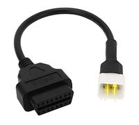 OBD Adapter Cable, OBD2 Diagnostic Cable 6 Pin to 16 Pin Practice Wear Test for BENELLI TNT