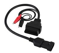 OBD Adapter,KIMISS 3 Pin to 16 Pin OBD2 Adapter Cable for Lancia with a 3 Pin Female Interface (Length: 40cm/15.7")