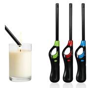 OBD BBQ Lighter Refillable Fire Stem Gas Safety Lock for Candles Camping Kitchen Indoor & Outdoor Cooking (3)