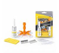 OBD Car Windshield Repair Kit - DIY Glass Chip Repair Tool Set with Resin Applicator, Suction Cup Bridge, Blades & Accessories for Windscreen Stone Chips, Cracks and Vehicle Glass Maintenance