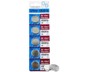OBD CR2016 Lithium Coin Cell Battery 3V Long Lasting Power Button Batteries for Watches Key Fobs Remotes Calculators Electronics (5)