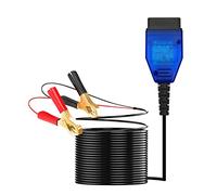 OBD II Vehicle ECU Emergency Power Supply Cable Memory Saver with Alligator Clip On Battery Connector Battery Leakage Detective Kit
