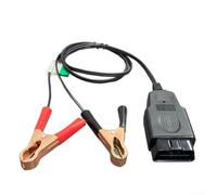 OBD Memory Saver Cable for Battery Change, Data Storage Preservation Tool for Car Maintenance, Standard OBD Connector, PVC, Black/Red