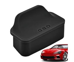 OBD Port Protector OBD Diagnostic Connector Dust Cover - Protective Cap for Vehicle Scan Port | Dustproof Rubber Design System, Secure Fit Protective Seal Structure Feature, Prevents Dirt