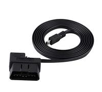 OBD Power Cable for Dash Camera, OBD2 to Mini USB Power Adapter Hardwire Cord, 16pin Car Diagnostic Extension Cable 180cm