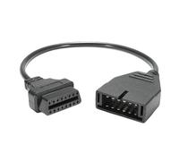 OBD1 12 Pin to OBD2 16 Pin Diagnostic Adapter Cable, Conversion Cable for GM Vehicles, Car Diagnostic Connector, Scanner Extension Cable, Adapter for Universal Car Diagnostic Tools, 40CM