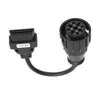 OBD2 Adapter 12Pin MAN 16Pin Truck Diagnostic Extension Cable Replacement for DELPHI