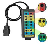 OBD2 Breakout Box & OBDII Protocol Detector for Power/Grounds Detector 4mm Banana sockets CAN Breakout Box with Male/Female Header OBD2 Diagnostic Connector Detector for All OBDII Vehicle