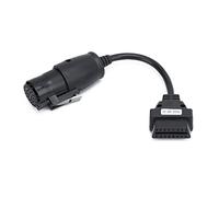 OBD2 Cable 30Pin To 16Pin Scanner Diagnostic Cable Adapter 250mm 9.8in Length Car Diagnostic Tool Cable Replacement for Trucks