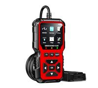 OBD2 Car Diagnostic Scanner for Ford Bronco Bronco Sport Mustang Mustang Mach-E Fusion Taurus, Check Engine Fault Light Diagnostic Scan Tool with Battery Tester Plug-and-Play,Red