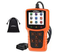 OBD2 Code Reader Diagnostic Scanner: OBD Car Scanner Tool Check Engine Light Fault Code Reader - Auto Car Diagnostic Tool for BMW Ford VW Audi All OBDII Vehicles with Live Data Battery Test