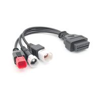 Obd2 Diagnostic Cable For Kline Euro5 Motorcycle 16 Pin To 3pin 4pin 6pin Obd2 3 In 1 Diagnostic Adapter